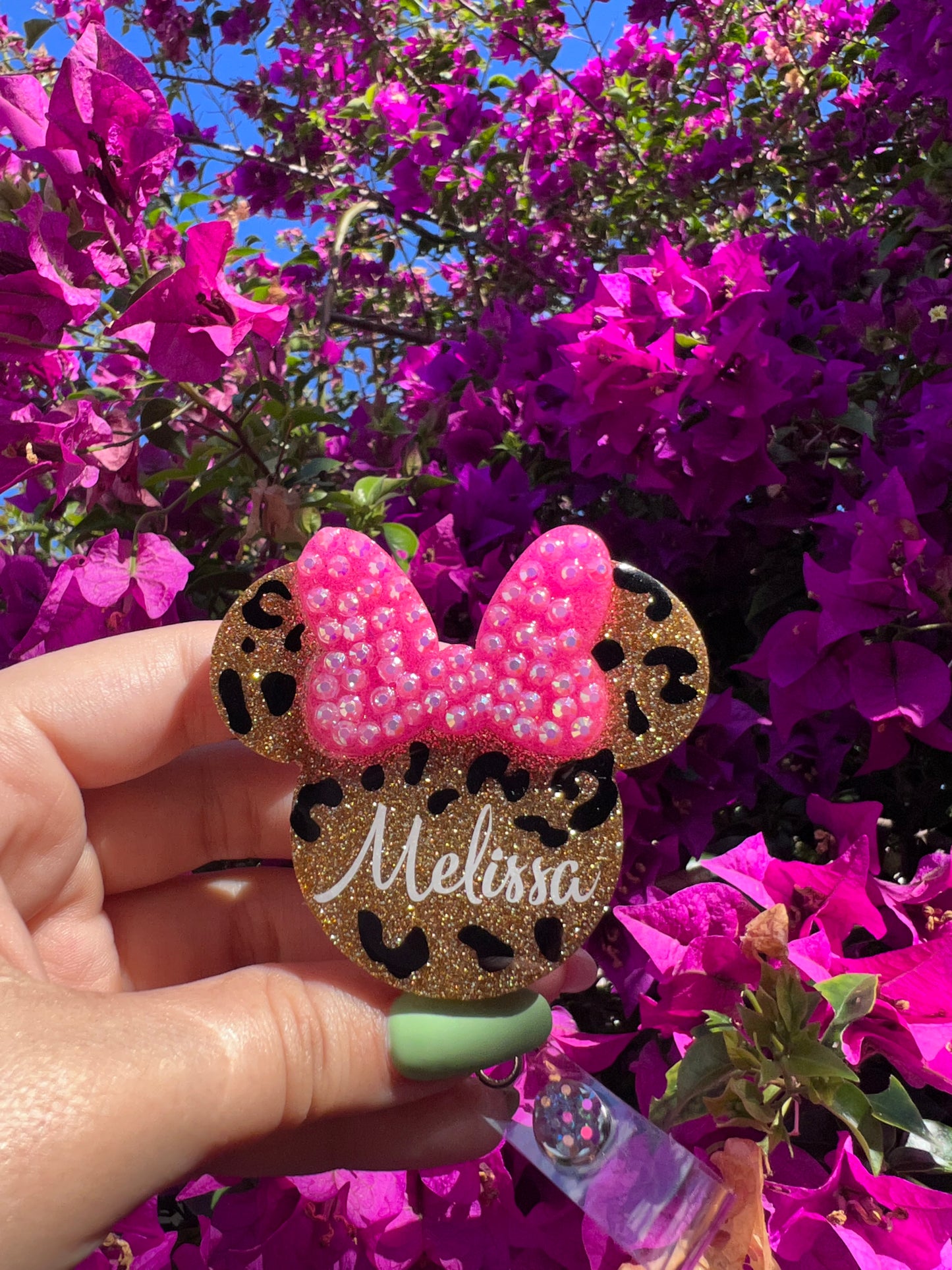 Mrs. Pink Bow Cheetah Print