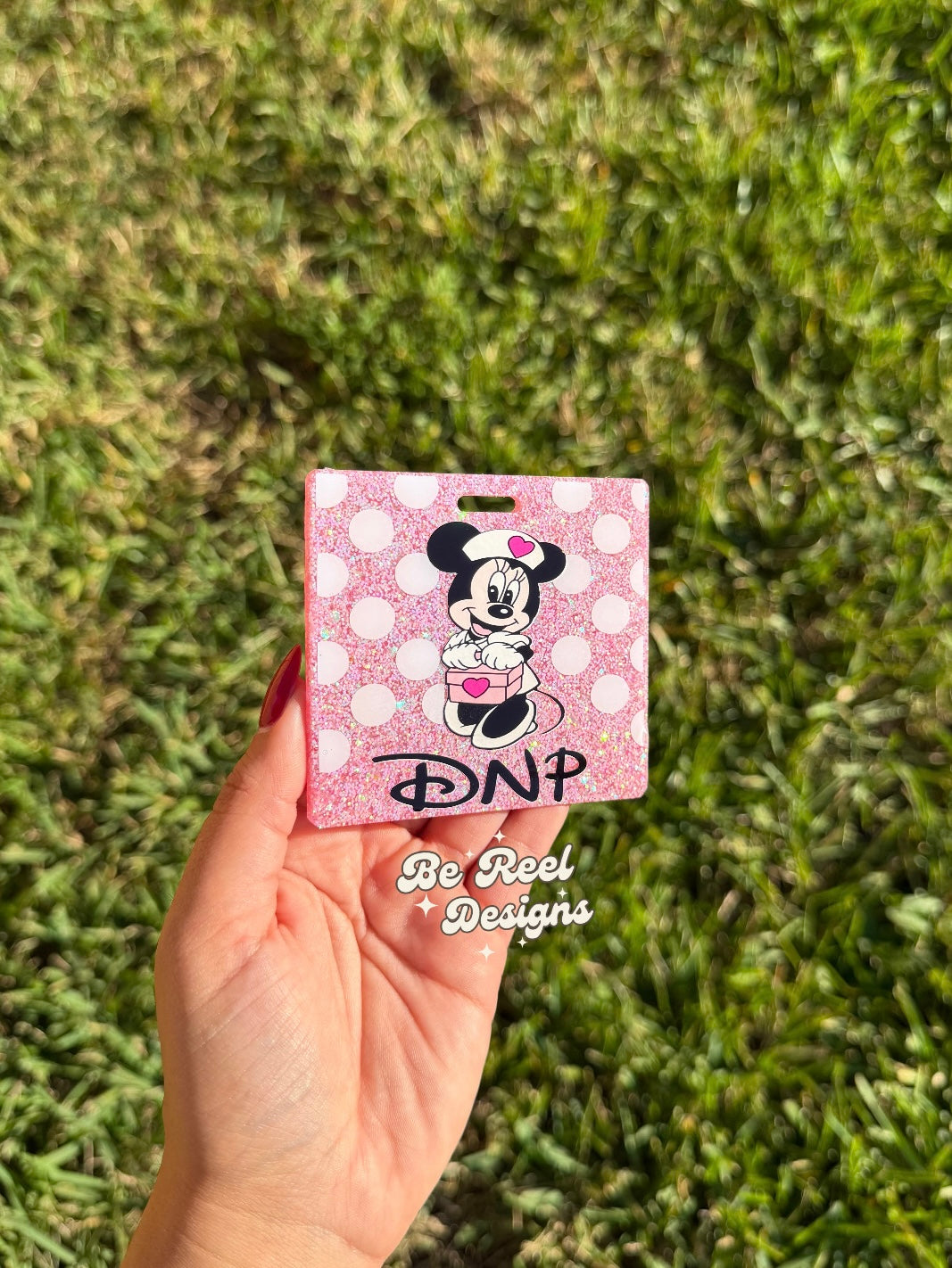Pretty in Pink Custom Badge Buddy