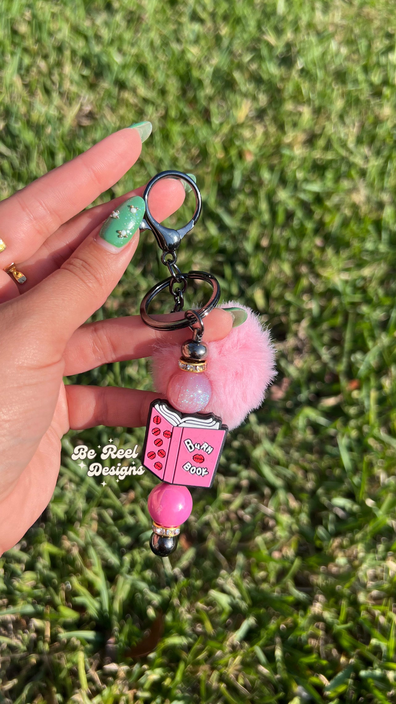 Pink Gossip Keychain