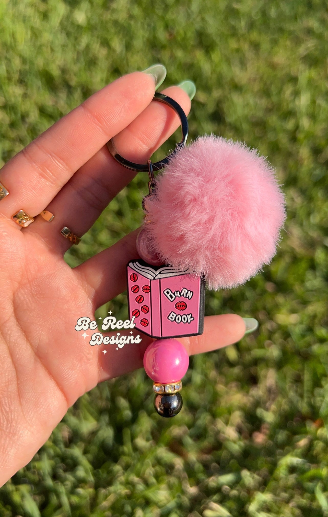 Pink Gossip Keychain