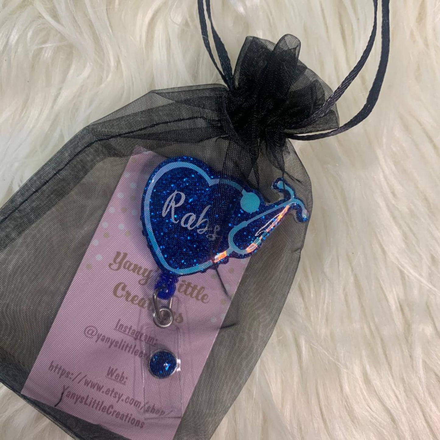 Blue Heart Stethoscope