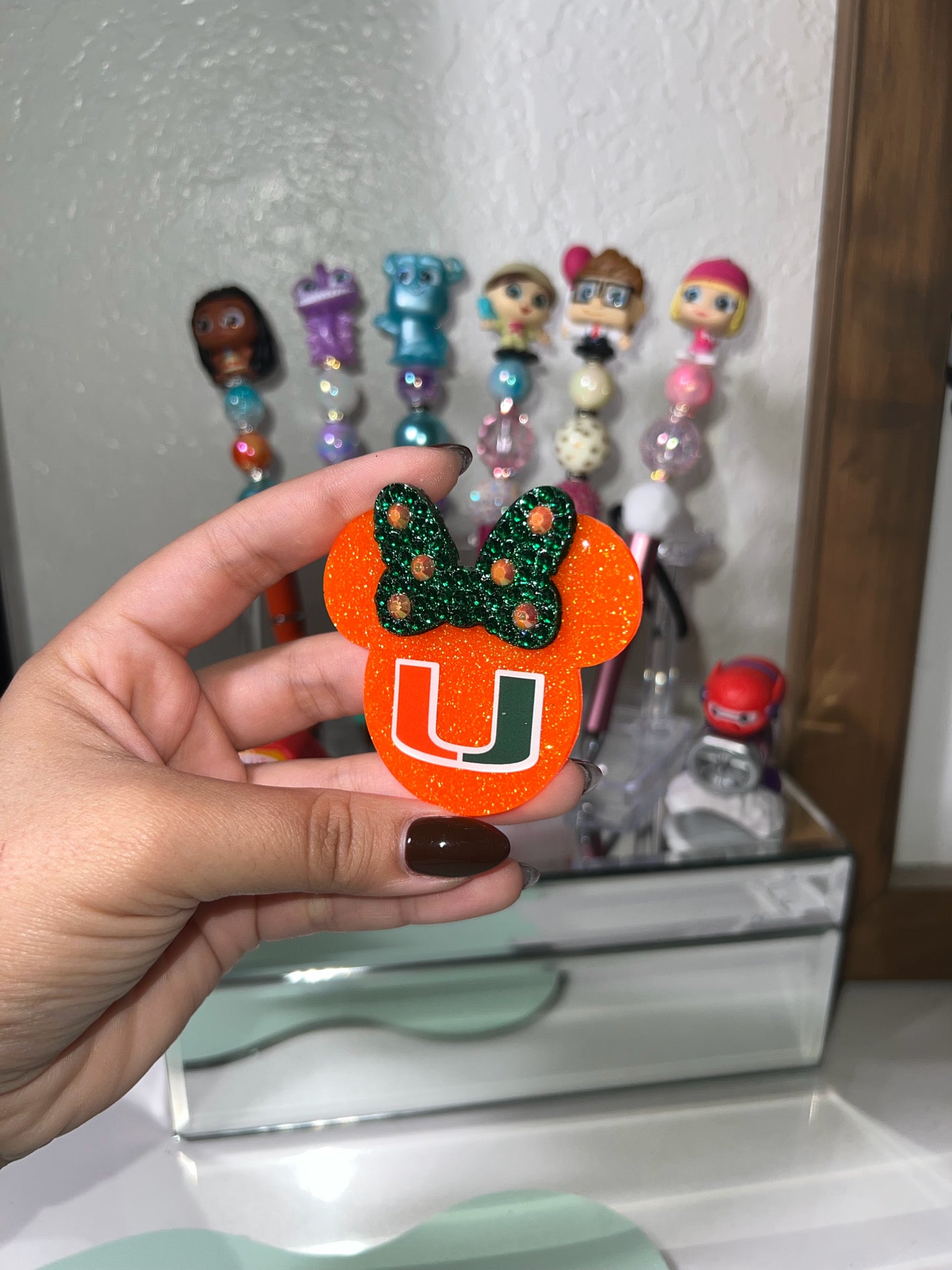 Orange & Green Glam