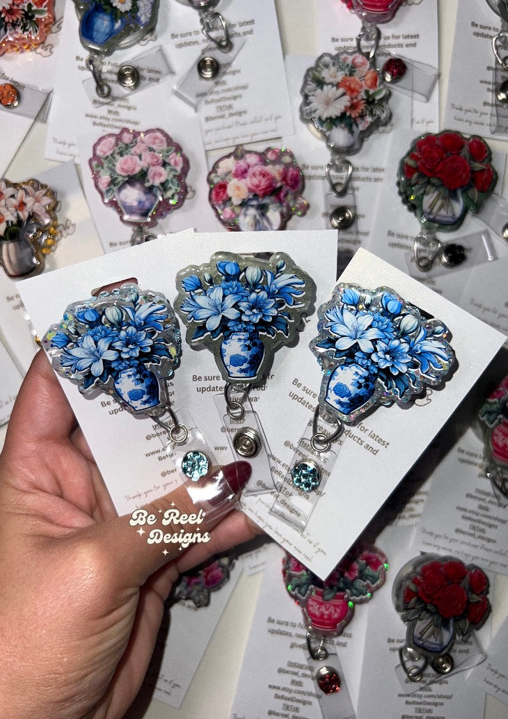 Blue Florals in A Vase