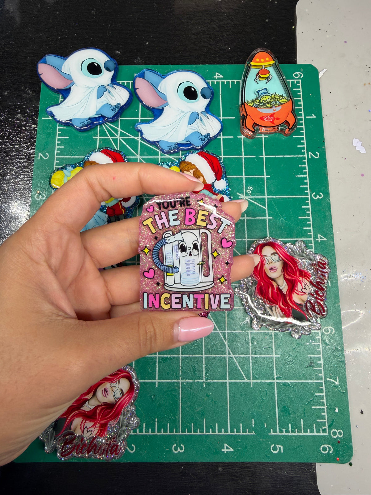 Limited Glitter Acrylic Designs