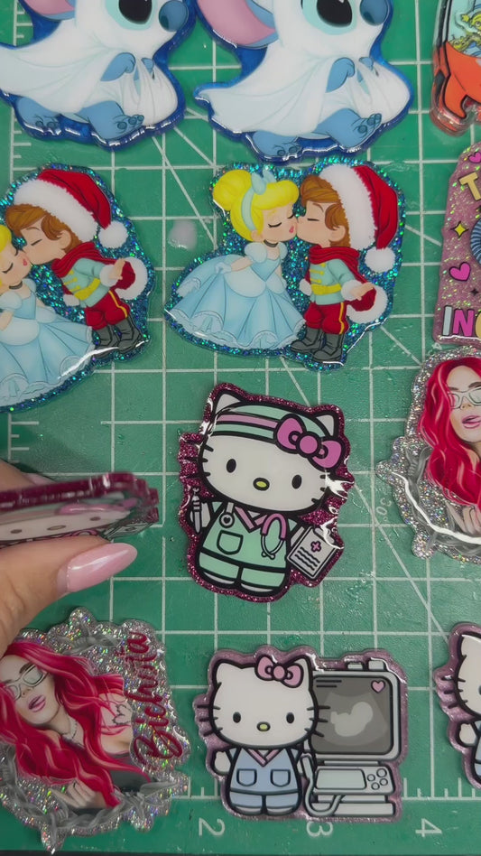 Limited Glitter Acrylic Designs