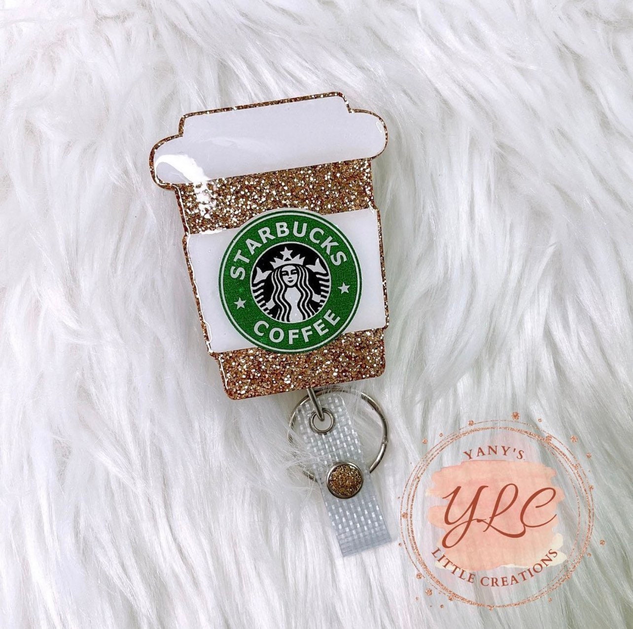 Coffee cup badge reel, Nurse badge holder – Be Reel Designs