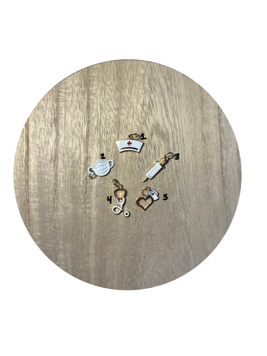 Badge Reel Charms, Space and Nurse